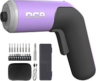 DCA 4V Electric Screwdriver Set, 5N·m with 2000mAh Li-ion Battery, 6.35mm Magnetic Hex Socket, USB-C