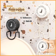 EDDEN Wall Hook Vacuum Durable Strong Adhesion Hanging Double-Layer Lock Clip