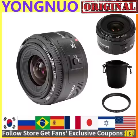 Yongnuo YN35mm lens 35mm F2 Auto Focus lens For Canon 450D 550D 650D 1100D 5D mark III 700D 600D 70D