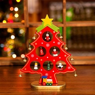 New Christmas Ornament Wooden Christmas Tree Christmas Hanging Ornament Gift for Children Home Xmas