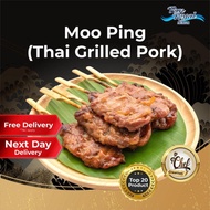 [PAN ROYAL] Frozen Moo Ping (Thai Grilled Pork) 10 sticks (Enhance Flavor)