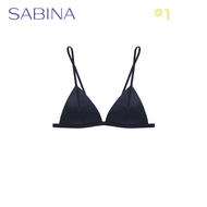 Sabina Mad Moiselle Collection Non Push Up Wireless Bra Dark Blue Model SBV1711BD