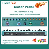 Tank-G V.2 กีตาร์แบบมัลติฟังก์ชาร์จได้36 Preamp สล็อต9ช่อง8 IR ช่อง Cab 3การปรับ/ล่าช้า/เสียงรีเวิร์