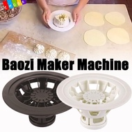 CHAAKIG Dumpling Bao Buns Mould, DIY Homemade Baozi Making Mould, Easy-Release Flower Type ABS Baozi