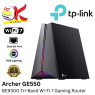 TP-LINK ARCHER GE550 BE9300 TRI-BAND WI-FI 7 GAMING ROUTER WITH GAME-STYLE DESIGN, HOMESHIELD & EASY