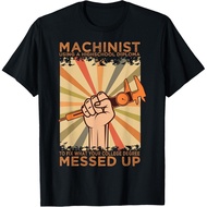 Machinist Diploma Machine Tools Operator Cnc Machinery Job Gift T-Shirt