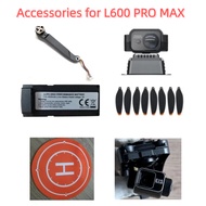 Accessories for L600 Pro MAX Drone  propeller blade Obstacle avoidance head Battery 4500mAh 3000mAh 