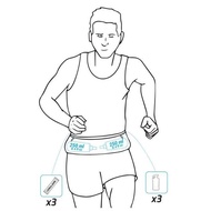 [dsy] KIPRUN Ikat Pinggang Silikon Untuk Olahraga Lari Ringan Unisex