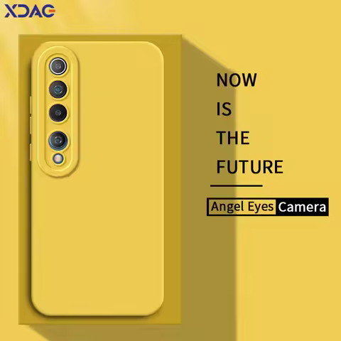 Angel Eyes Liquid Silicone Case for Xiaomi Mi 10 Pro Ultra Lite 10S 5G 360 Shockproof Candy Cover Xi