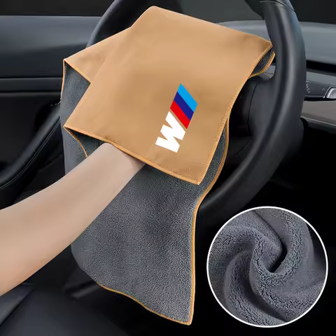 Wheel Cap,Car Wash Towel Rag For BMW M M3 M5 M6 E60 E83 E70 E90 G20 G30 G70 I7 X5X6 X7 Car Air Outle