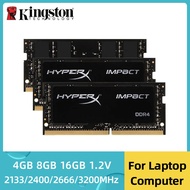 DDR4 Kingston Memoria Ram 16GB 8GB 4GB 3200Mhz 2666Mhz 2400Mhz 2133MHz SODIMM PC-21300 260Pin โน๊ตบุ