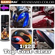 ♞SAMURAI SPRAY PAINT 1/128 Top Coat Clear GLOSSY - COD