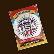 Wantex SUPER USA Warna COKLAT TUA Wenter Pewarna Pakian Warna Permanen Wanter Tie Dye Naptol Kain Ce