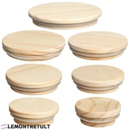 LEMONTRETULT Mason Jar Lid Wooden Bottle Sealing Caps Compatible Canning Storage