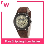 Timex Mens Expedition Brown Leather Strap Watch