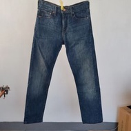 Levi's Levis 510 拉鍊 合身 緊身 窄版 貼身 中低腰 刷色 牛仔褲 slim skinny jeans pants 李維斯 low waist 龐克 punk 搖滾 樂團 rock 
