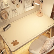 Cartoon Desk Mat Desk Mat Waterproof Oilproof Rinse-Free Q-Elastic Leather Mat Student Study Desk Mat