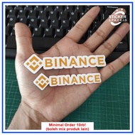 BINANCE DIECUT PRINTING STICKER