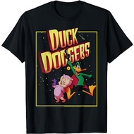 Looney Tunes Duck Dodgers Duo Poster T-Shirt - Cartoon T-Shirt - Cartoon T-Shirt - Men's T-Shirt - W