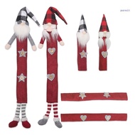 【SUIT*】 6pcs Christmas Refrigerator Door Handle Cover Gnome Fridge Oven Microwave Decor