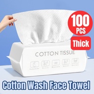 100 PCS Disposable Facial Tissue Cotton Makeup Remover Tissue Soft Comfort Cotton Facial Tissue