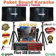 paket karaoke sound System 10 inch amplifier equalizer bluetooth