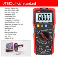 (คลังสินค้าพร้อม) UNI-T UT89X UT89XD True RMSเครื่องทดสอบมัลติมิเตอร์ดิจิทัลแบบมืออาชีพNCV 20Aปัจจุบ