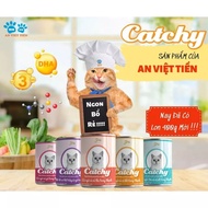 Thùng 24 lon -  Pate Catchy cho mèo lon 400g