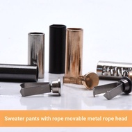 [Knight Boots Metal Accessories] Sweatshirt Hat Drawstring Metal Headband Rope Head Buckle Clothes D