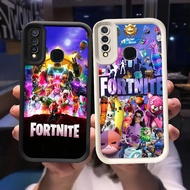 Q-59 Fortnite Black white Case for VIVO Y12 Y17S Y17 Y19 2019 Y15