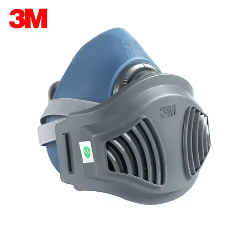 3M Silicone HF-52 Gas Mask Respirator Silica Gel mask Genuine Work KN95 Filters 1703 Anti Dust Polis