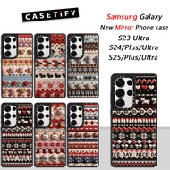 Baby Bear Rabbit Casetify Samsung Mirror Phone Case Suitable for Samsung Galaxy S25Ultra S25Plus Com
