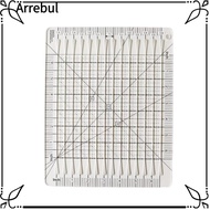 ARREBUL Quilt Cut Ruler Template, Acrylic Transparent Quilt Cutting Template, Universal 5 in 1 6inch