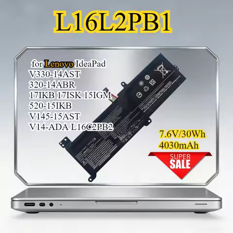 L16L2PB1 L16L2PB2 Laptop Battery for Lenovo IdeaPad V330-14AST 320-14ABR 17IKB 17ISK 15IGM 520-15IKB