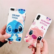 Huawei Nova 4e Blue light Cartoon Stitch Phone Case Soft TPU华为nova3i手机壳