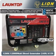 Launtop 12KW/12000Watt Powerful Diesel Generator 240/415V LDG12-3 - Engine 18.7HP & Fuel Tank 25L - 