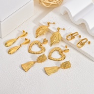 European American Cross-Borderfrench styleStainless Steel Earrings Retro U-Shaped Bohemian High-End 