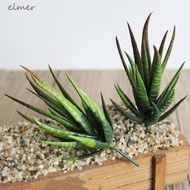 ELMER Artificial Succulents Plants, PVC Mini Simulation Aloe, Fake Plants DIY Realistic Fake Plants Home Decoration