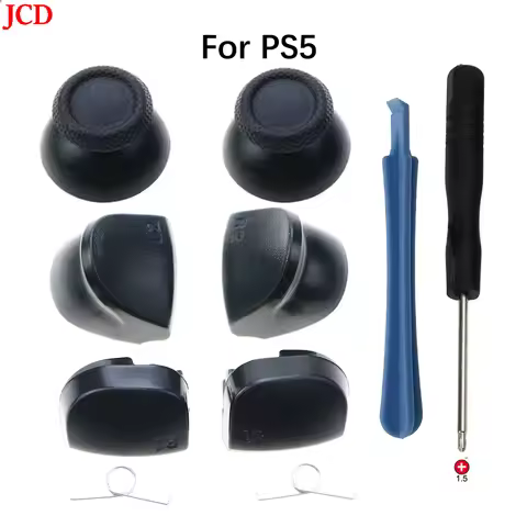 JCD Game Controller Repair Parts Gamepad Tools For PS5 R1R2L1L2 Spring Screwdriver Set DualSense Rep