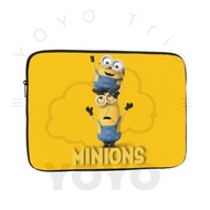 Minions Laptop Bag 10-17 Inch Laptop Protective Case Waterproof Shockproof Portable Laptop Bag