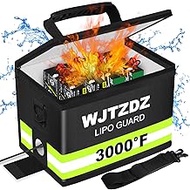 2025 Improved Fireproof, Explosion-proof Bag for Lipo Batteries (8.5 x 5.7 x 6.5 inches), 4 Layers H