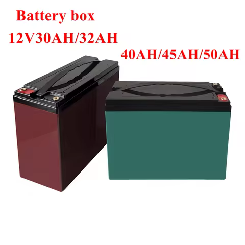 12v 50Ah High quality ABS battery box battery case 12V 60Ah 30Ah 25Ah 40Ah 20Ah 24V 50AH lifepo4 li 