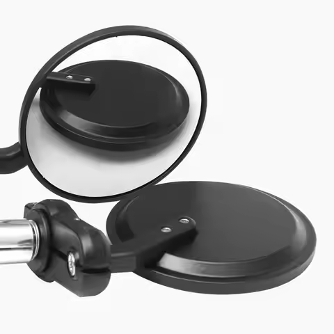 2pcs Motorcycle Mirror Round Bar End Convex Handle Bars for LC4 Supermoto 990 AdventuRe 990 SMC SMCR