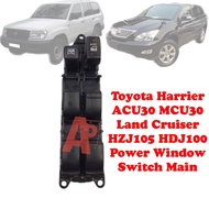 Toyota Harrier ACU30 MCU30 Land Cruiser HZJ105 HDJ100 Power Window Switch Main New