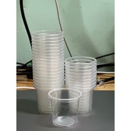 Set of 50 PLASTIC CUP to try products 20ml - 50ml WITHOUT LID (50 pieces/1 bag)