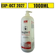 Hygin X Bath & Shampoo 1L | Chlorhexidine 4% Skin & Scalp Wash Hygin-X