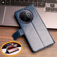 For Vivo Y39 5G Y300i V2444A Vintage Classic Leather Wallet Case Flip Notebook Cover Magnetic Closur