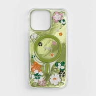 Tagi. Sparking Blossom Magnetic Phone Case เคสมือถือแม่เหล็กลายทุ่งดอกไม้บานเปล่งประกาย เคสไอโฟน