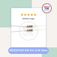 RESISTOR JAPAN 2W 5% 9.1K Ohm 9K1 Metal Film Resistor