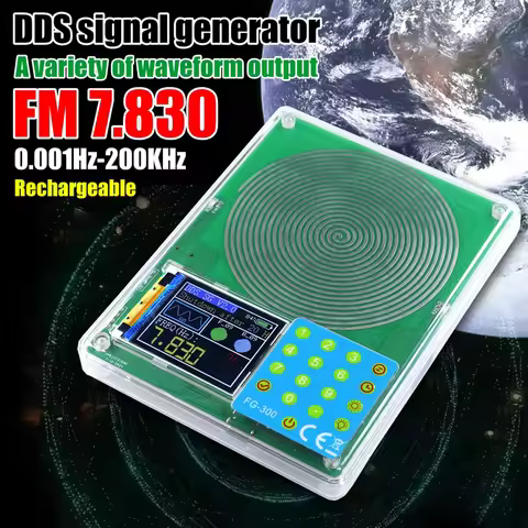 FG-300 DDS Signal Generator 0.001Hz-200KHz 1.8 inch color screen signal generator Sine wave, square 